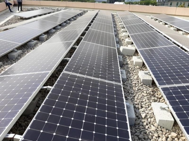 Sistem Pemasangan Bumbung Panel Suria Ballasted Tilt