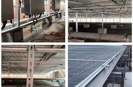 Struktur BIPV Gabungan Keluli-aluminium Siap
