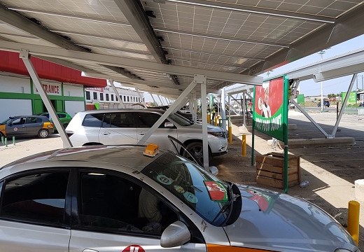 kit struktur carport solar pengeluar ghana 90KW
