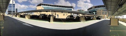 Sistem Carport 280KW selesai pemasangan di Dubai